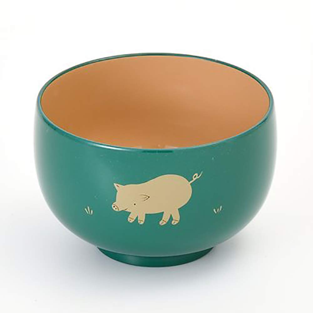 Echizen Lacquerware B-16 Soup Bowl, Approx. 3.5 inches (9 cm), For