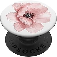 Vista 1 de Flor de peonía rosa – PopSockets agarre y soporte para teléfonos y tabletas
