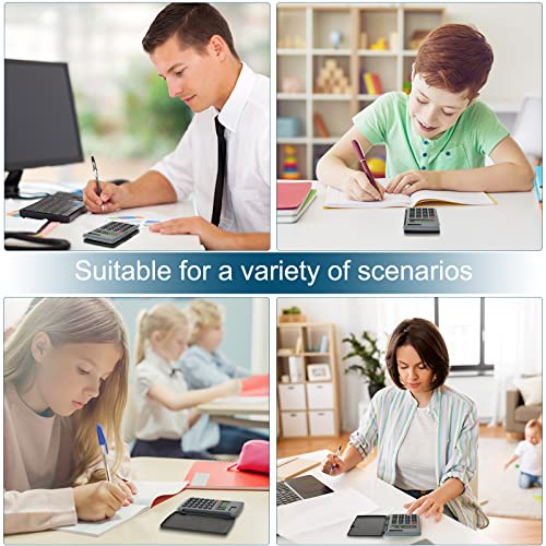 24 Pieces Pocket Calculator 8 Digit Display Basic Calculators Solar Battery Dual Power Office Calculators With Flip Open Cover For Desktop Home Office School Students Scientific Kids #TOP5