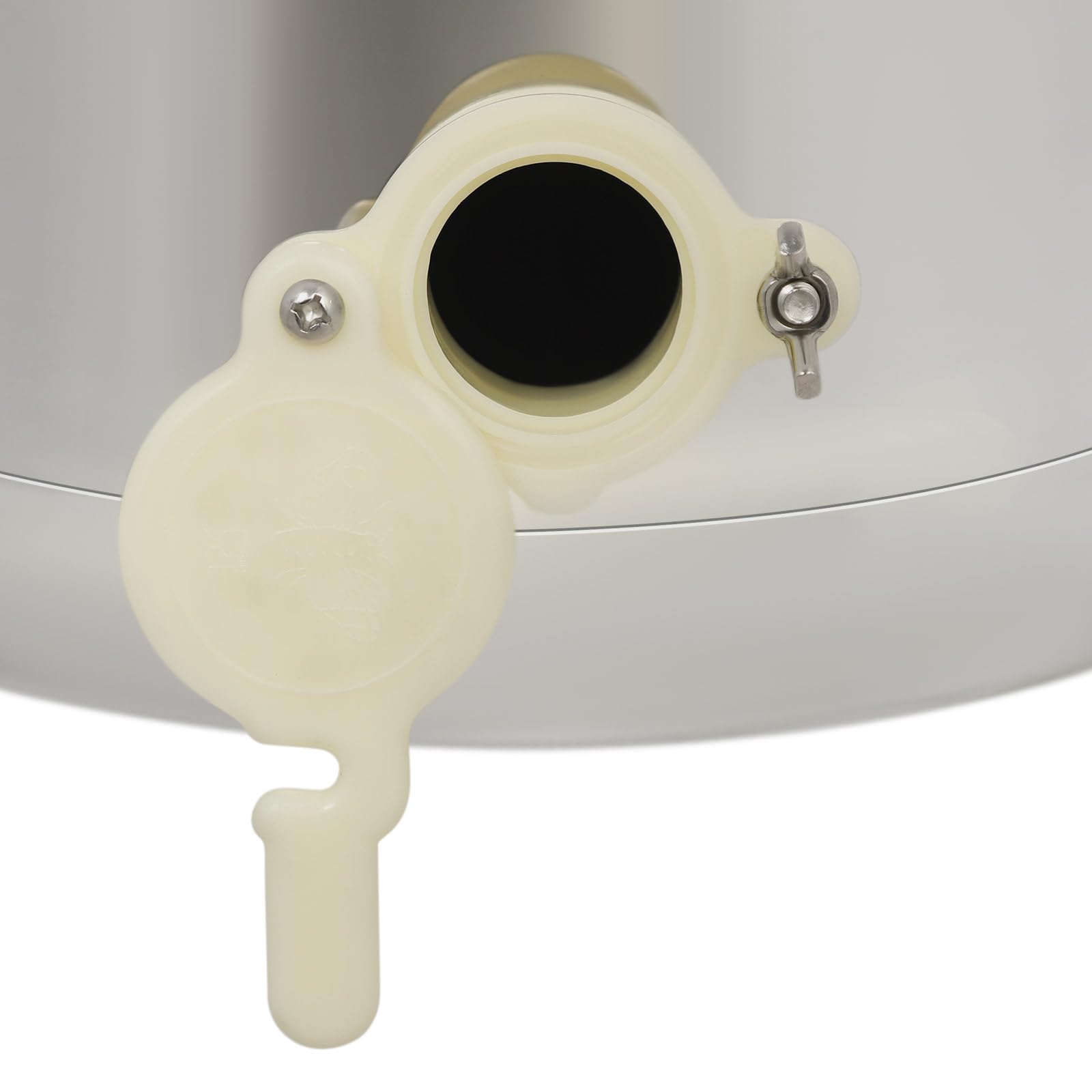 Honigschleuder Manuell, Honigschleuder Edelstahl, Honey Extractor 2 Waben, Honig-Kapazität 22.5kg, Honig Extractor für eine Vielzahl von Bienenarten geeignet