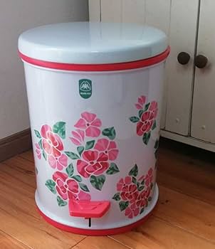 昭和レトロ　ゴミ箱　ペダル式　ママポット　山崎産業　当時物　新品 昭和レトロ ゴミ箱 ペダル式 ママポット 山崎産業 当時物 新品