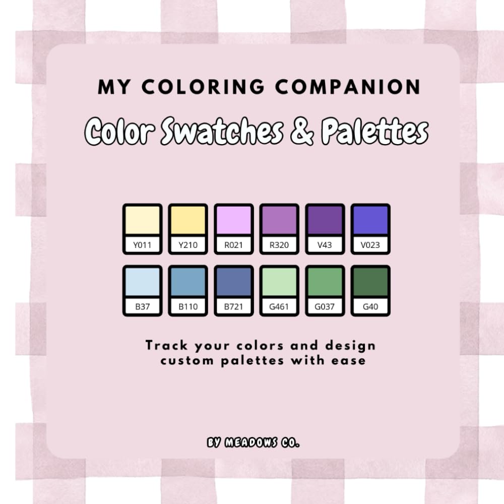 My Coloring Companion: Color Swatches and Palettes