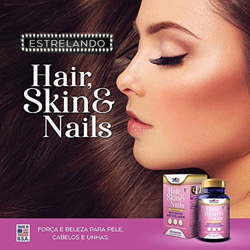 Hair Skin & Nails (Cabelo, pele e unhas) Vitgold 120 cápsulas