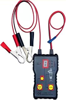 TOTMOX Testador de injetor de combustível de 12 V 4 modos mais - testador de injetor de combustível de carro ferramenta de limpeza de reparo de carro potente sistema de combustível ferramenta de digitalização de 12 V