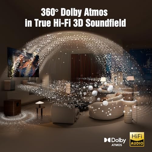 Image of Flagship True 5.1.4 Hi-Fi Dolby Atmos Surround Sound System with Subwoofer | 900W Home Theater Sound Bar for Smart TV, Hi-Fi Grade Crossover for Living Room Movie Night, Works with eARC, BT 5.4