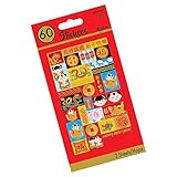 Amscan Blessed Chinese New Year Assorted Stickers (2 Pack), 8