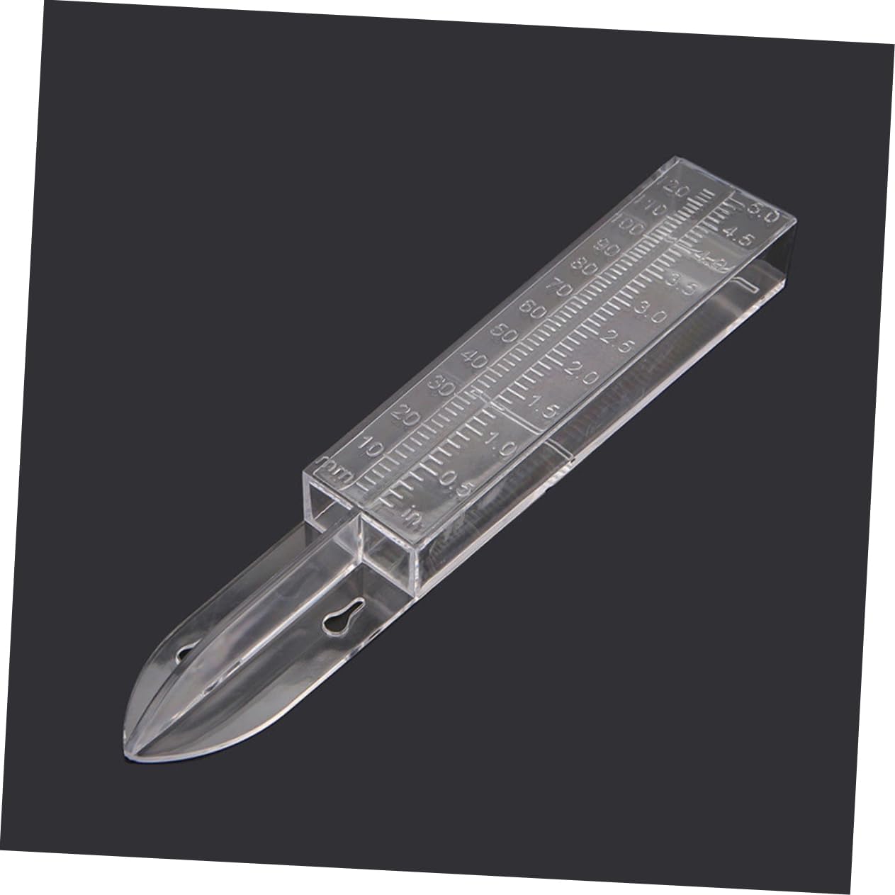 Happyyami 6pcs Accurate Rain Gauge Plastic Measurement Tool for Garden Lawn Easy Installation Weather-Resistant Design for Precipitation Monitoring