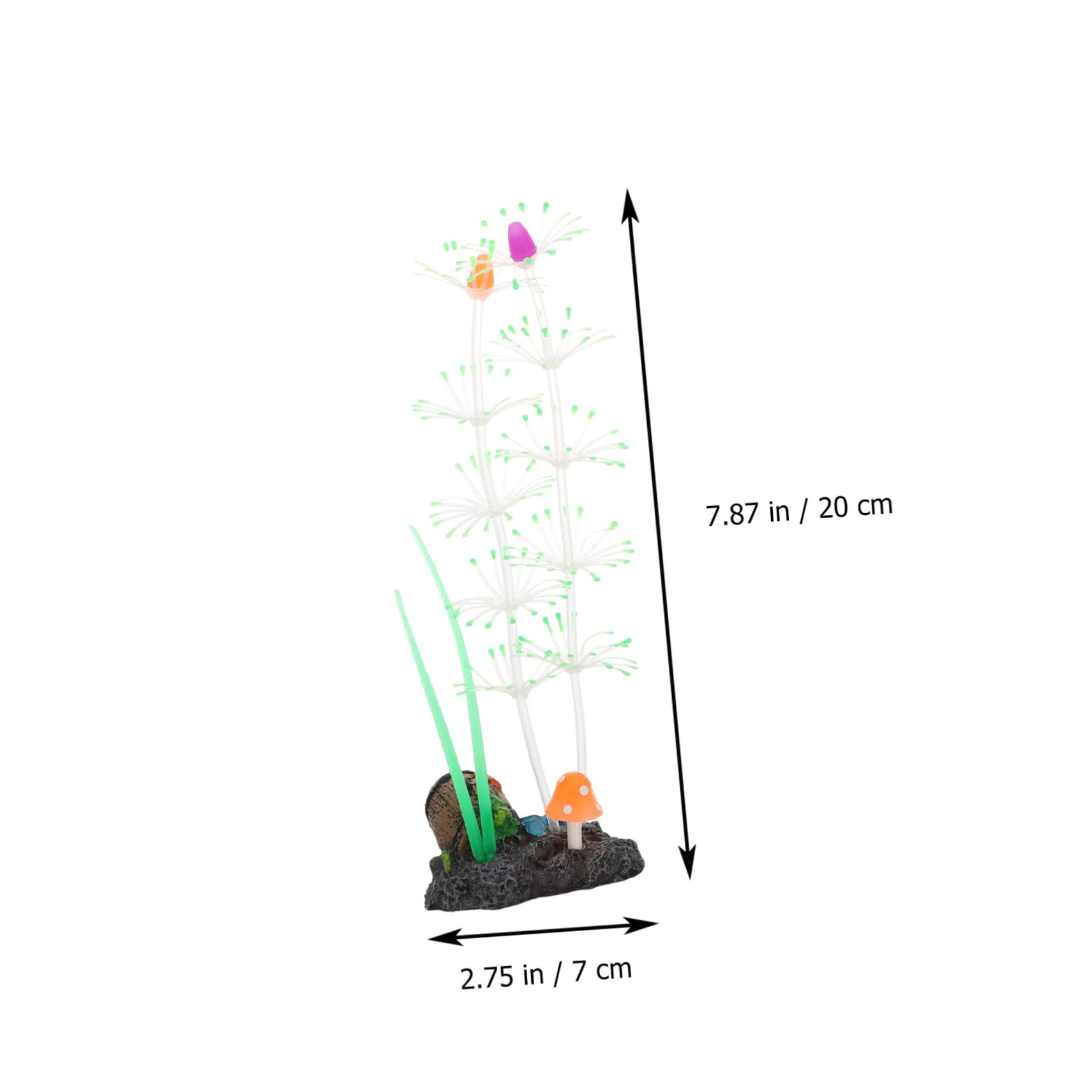 FRCOLOR 3stücke Aquarienpflanze Aus Lebensechte Künstliche Wasserpflanze Für Fischbecken-Dekoration Vivid Fake Plant Für Aquarien Und Fischliebhaber Sichere Und Sanfte Gestaltung Für