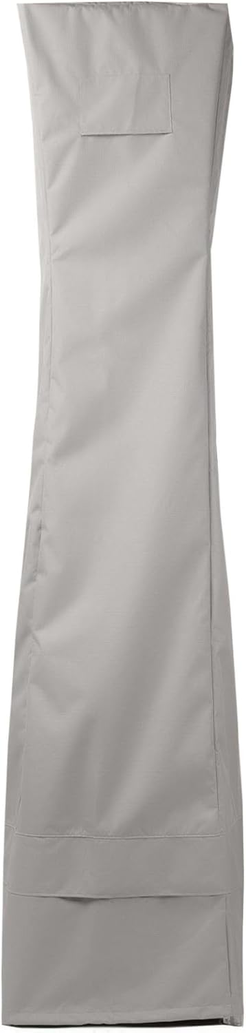 Covermates Triangular Patio Heater Cover - Heavy-Duty Polyester, Weather Resistant, Water Resistant Zipper, Grill and Heating, 24W x 91H, Ripstop Grey
