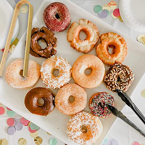 Luter 20Pcs Wooden Tongs Disposable Cooking Utensils Mini Bamboo Tongs Natural Toast Tongs For Cooking #TOP3