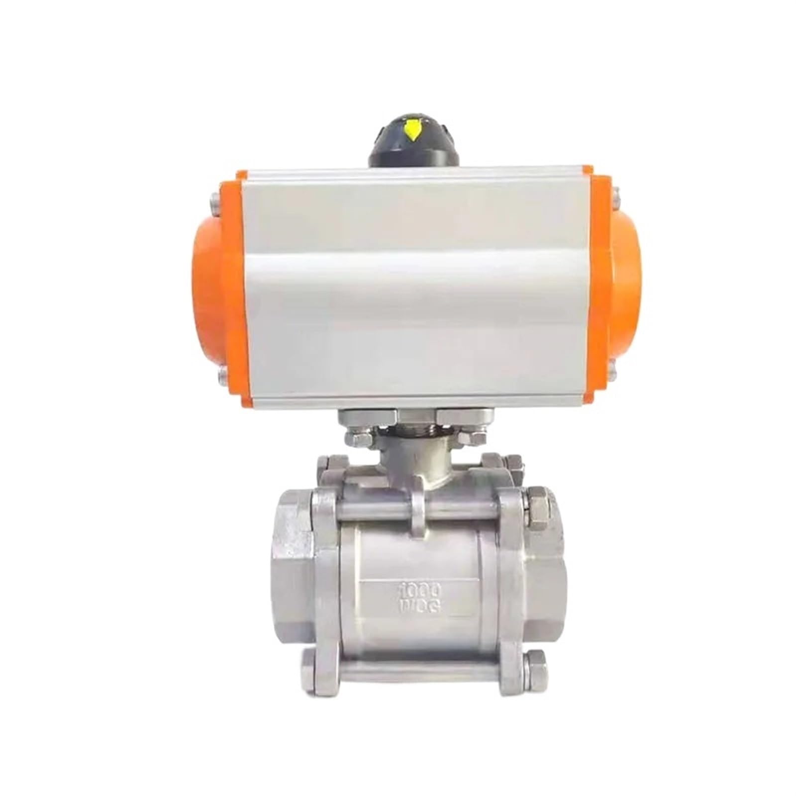 YNPPLGTJC DN15 DN20 DN25 DN32 DN40 DN50 Three piece High Platform Pneumatic Ball Valve Stainless steel Q611F-16P Double Acting Cylinder(2 Inch)