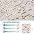 Nicesungdeco 3D Natural Real Stone Peel and Stick Mosaic Backsplash Tiles, 12" x 12" 5-Sheet Backsplash Self Adhesive Tiles for Kitchen Fireplace Vanity (White Gold)