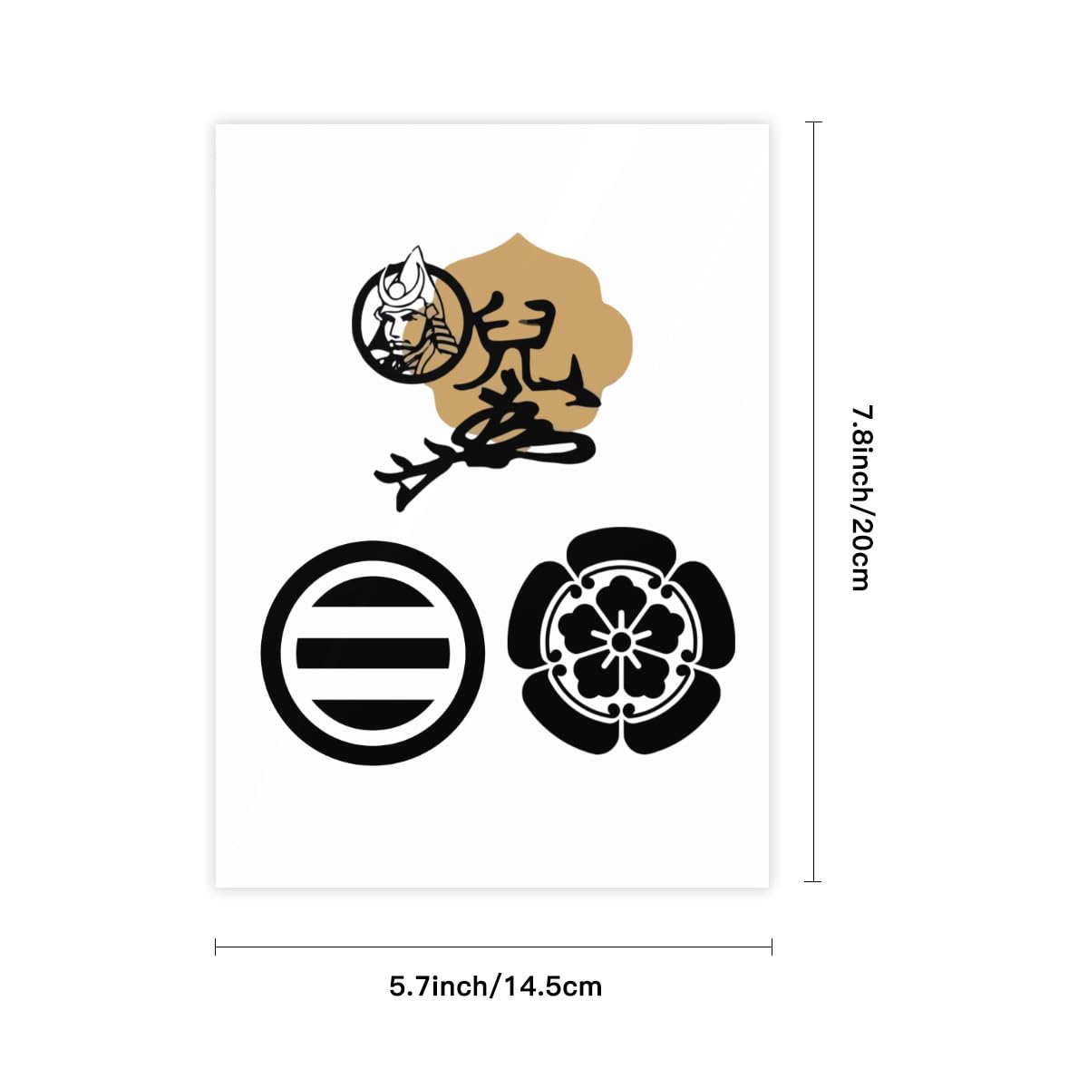 Amazon.co.jp: クリスタルステッカー 戦国武将 織田信長 家紋 家徽