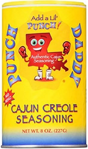 Punch Daddy Cajun Creole Seasoning, 8 Ounce Canister