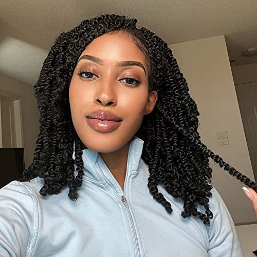 TOYOTRESS Bob Spring Twist Crochet Hair - 10 inch...