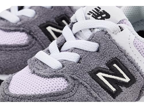 Image of New Balance Kid's 574 V1 New-B Lace-Up Sneaker, Neptune Grey /Taro, 2 W Infant