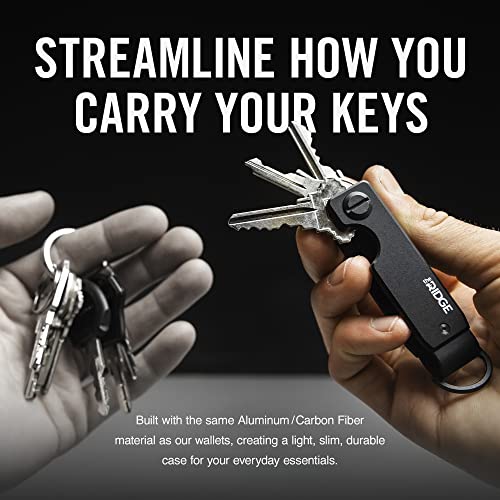 Image of The Ridge Key Organizer - Compact Metallic Key Holder, Minimalist Innovative Keyholder, Smart Keychain Secures 2-6 Keys