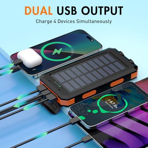 Vikeri 26800mAh Portable Solar Power Bank