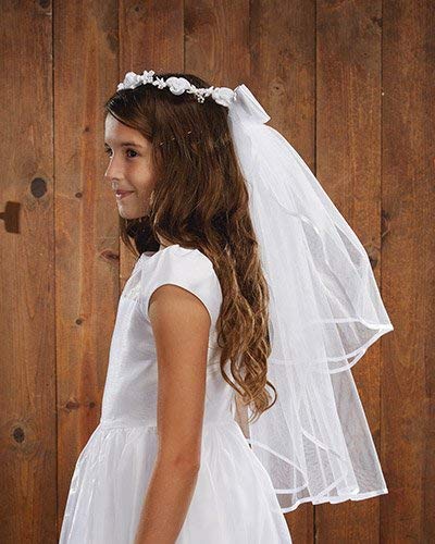 Christian Brands FC Flower Tiara Veil