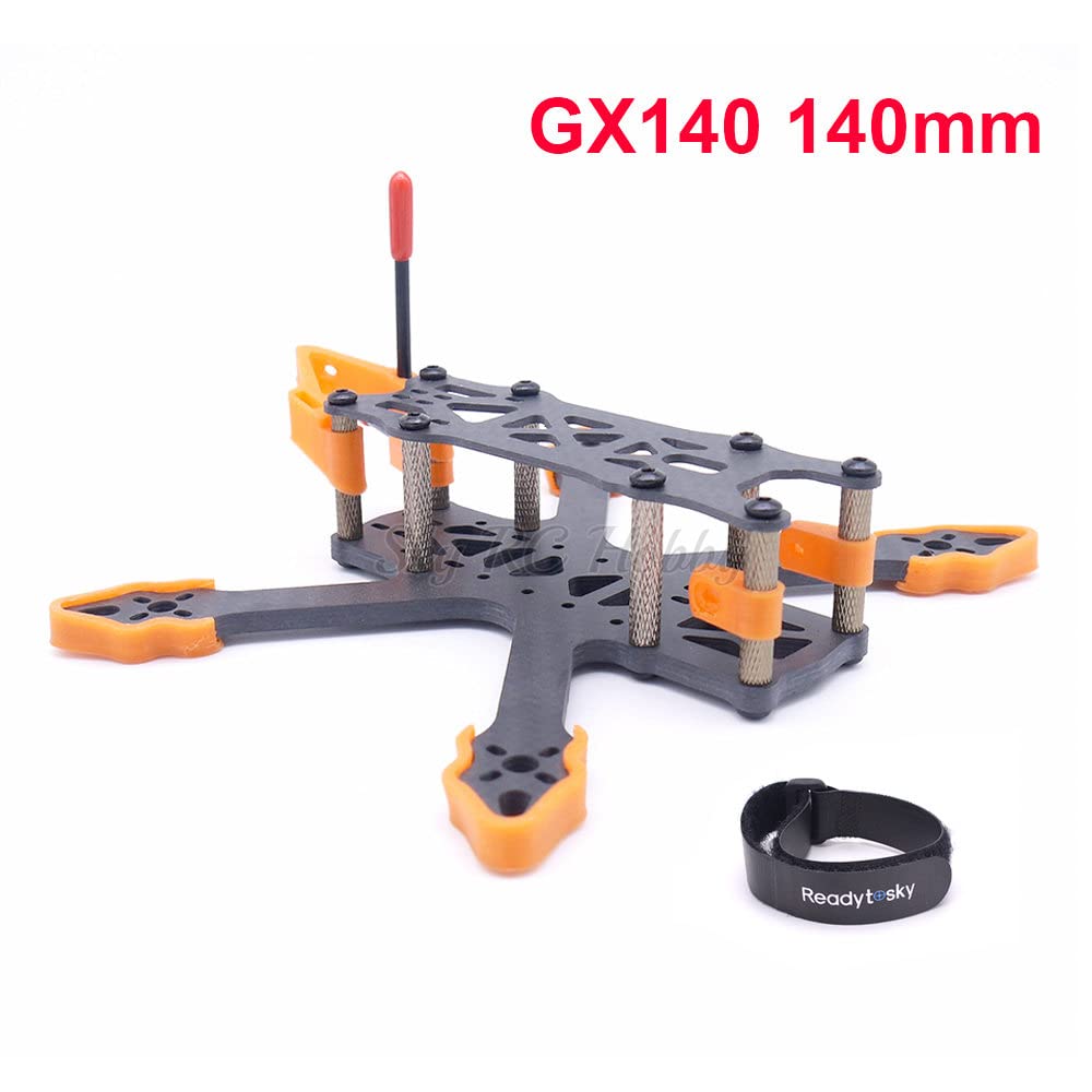 GX140 140mm Mini Alien Carbon Fiber 3inch FPV Frame Kits 4mm Arm with Printing Accessories for 1407 FPV Racing Freestyle Drones
