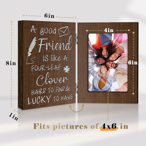 JUOIFIP Light up Picture Frame Gift for Friend, Show Your Deep Affection for Your Friend,4x6 Photo Frame with Night Light, Birthday Thanksgiving Anniversary for Best Friend by JUOIFIP - Image 5