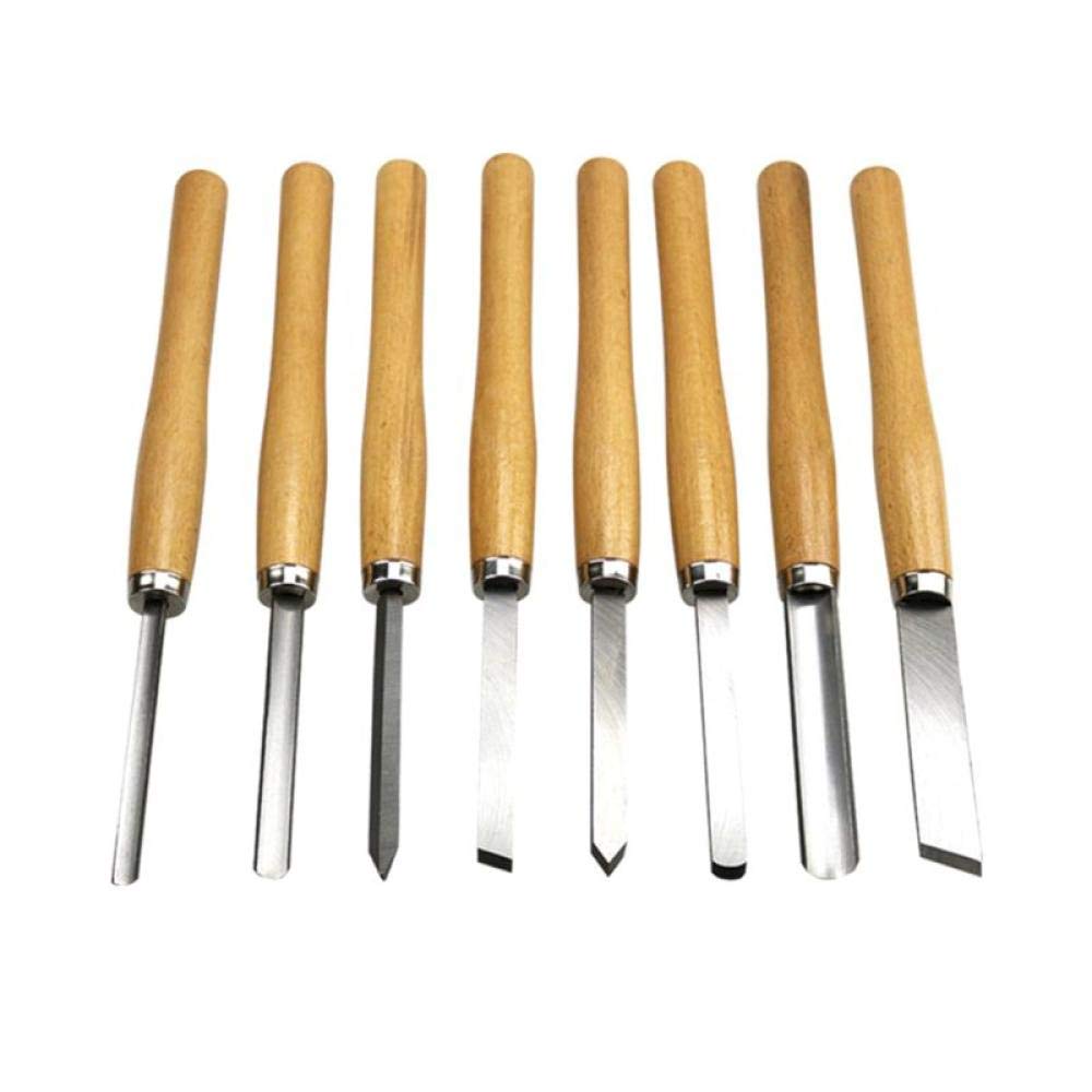 Narzędzia Rzeźbiarskie Dłuta Do Drewna Narzędzia Rzeźbiarskie Dłuto 8 Sztuk Wood Carving Tokarka Dłuta Zestaw Narzędzia Turning Wood Solar Plexus Skew Pożegnanie Spear
