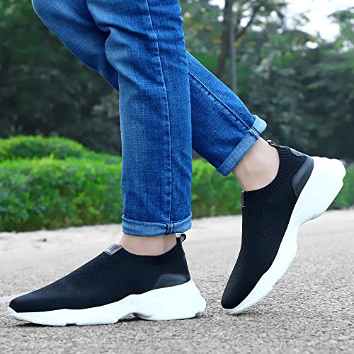 Image of HAUTTON Men's Stylish Light-Weight Breathable Sneakers | Casual Running Ultra Soft Socks Slip-On Padding Walking, Gym Shoes
