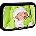 Baby Mirror for Car – Largest Backseat Mirror for Rear Facing Infant - Most Stable Shatterproof Newborn Accessories for Back Seat - Wide Crystal Clear View - Premium Quality - Safe Secure Crash Tested