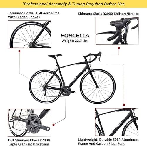Tommaso Forcella Sport Bike Performance Aluminum Road Bike