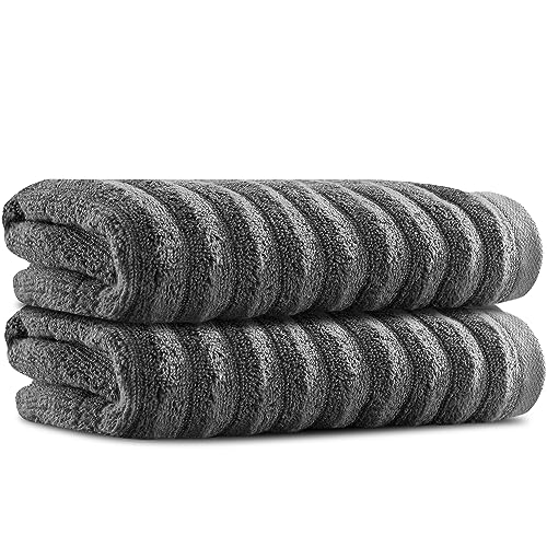 Towelogy Bamboo Hand Towels 2-Pack 50x80 cm Premium Quality Soft and Absorbent Towels for Hotel Spa Bathroom
