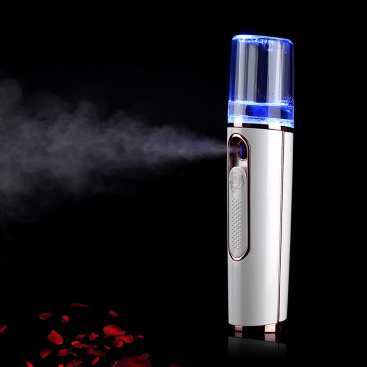 Nano Mist Facial Steamer ABS White 36ml Portable Rechargeable
