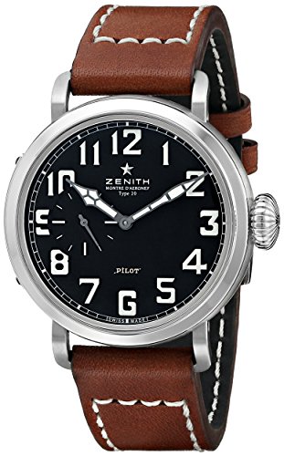 Zenith Men's 031930681.21C Pilot Analog Display Swiss Automatic Brown Watch
