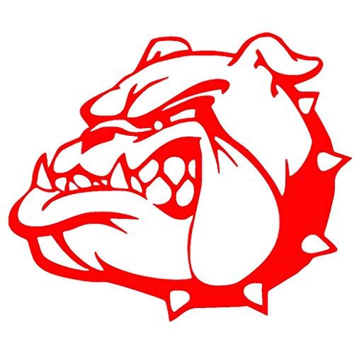 illuMMW Externe Dekoration, Aufkleber Motorrad Tuning Autoaufkleber,Englischer Bulldoggen-Auto-LKW-Fenster-Laptop-Vinylaufkleber, Cooler Applique-Haushalts-Dampf