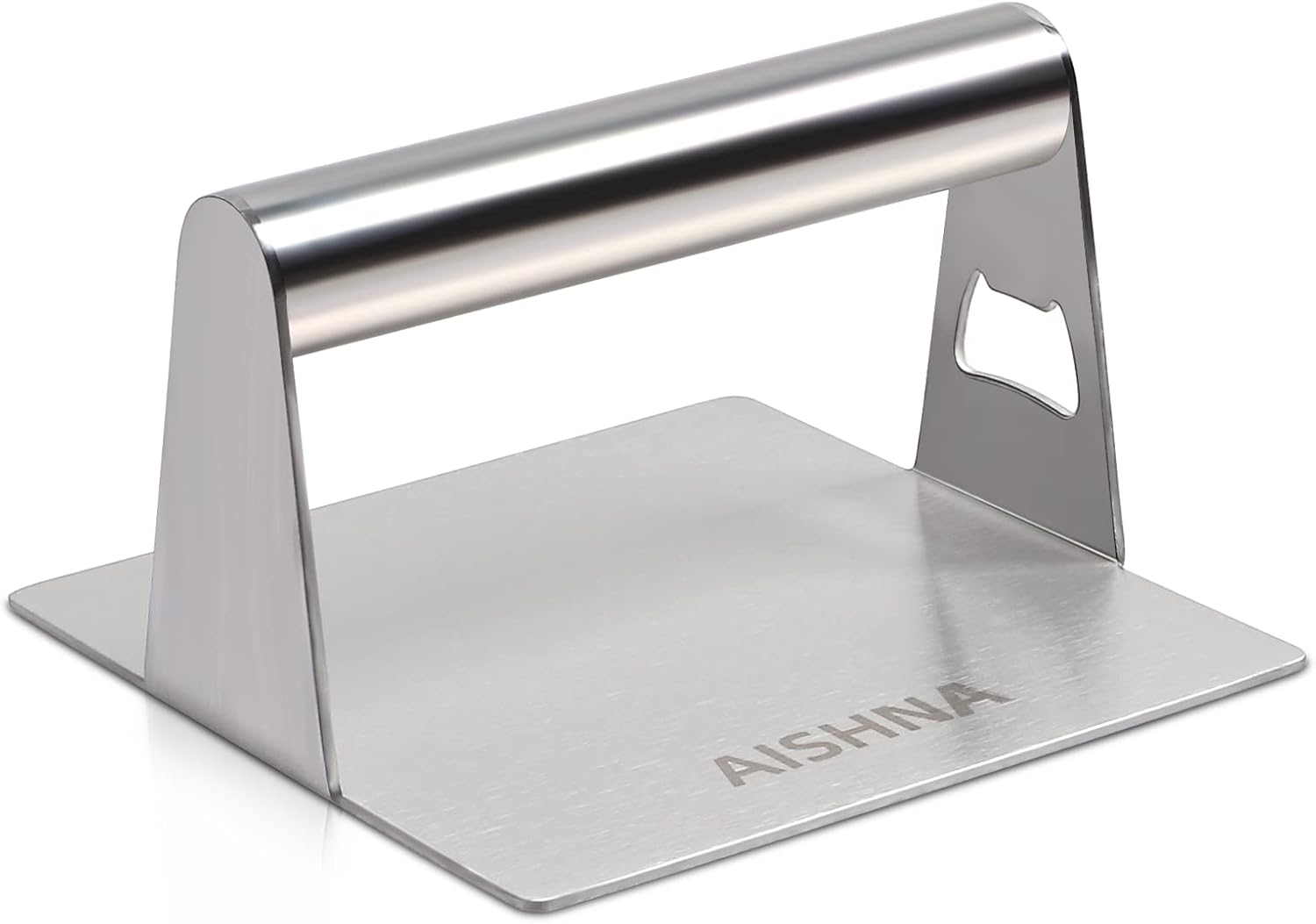 Stainless Steel Burger Smasher, HeavyDuty Bacon Grill Burger Press, 5.