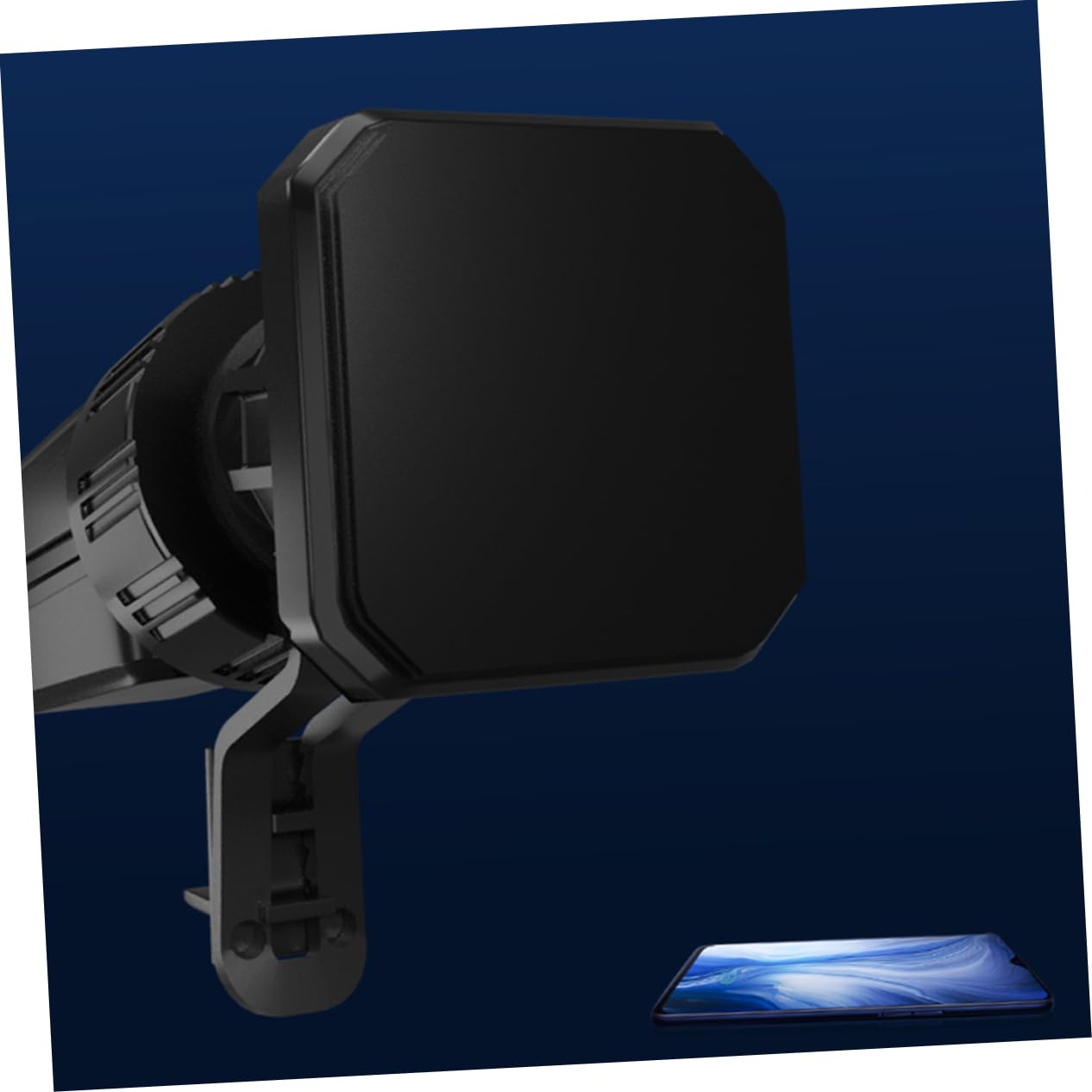 HEMOTON 3pezzi Supporto Magnetico Per Smartphone Da Auto Supporto Per Ventilazione Rotazione Per Navigazione e Chiamate Compatibile Con Smartphone Nero