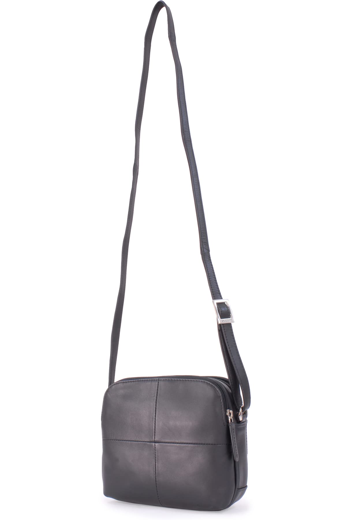 VISCONTI - Borsa a Tracolla Piccola in Vera Pelle - Borsetta Donna - Borsa a Mano con Tracolla Regolabile - 18939 Holly