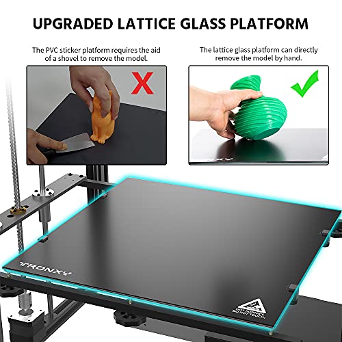 TRONXY X5SA PRO 3D drucker DIY-Baugruppe Neue verbesserte Version der Gitterglasplattform + TR-Sensor-Nivellierer 3D Printer Druckgröße 330×330×400 MM,COREXY OSG Zweiachsige Führungsschiene - 4
