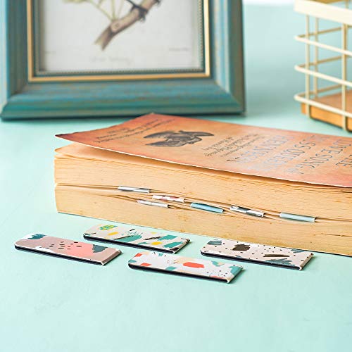 Flower Colorful Bookmarks Magnetic Bookmarks For Men Women Students Children,10Pcs (Graffiti) #TOP3