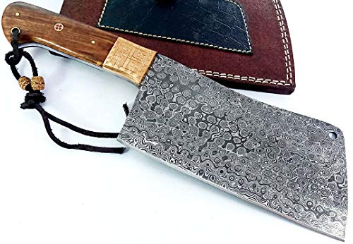 Chef Knife Kitchen Knife Handmade Damascus Steel Blade 2156 - Image 3