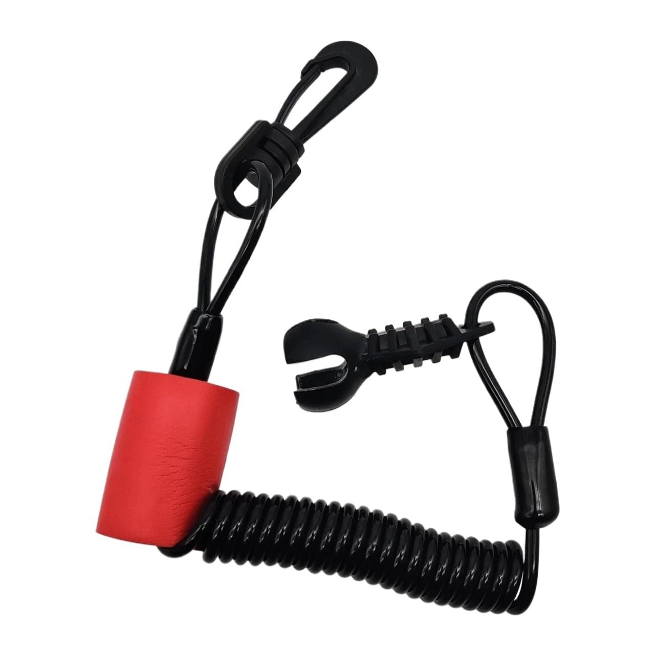 Clé flottante d'attache et clip d'étincelle pour lanière de sécurité Jet-Ski 278002843