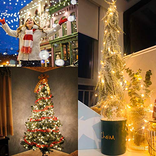 Bhclight 66Ft 200 Led Fairy Lights Plug In, Waterproof String Lights Outdoor 8 Modes Christmas Lights Bedroom Decor thumb #4