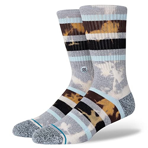 Stance Crew Brong Socks (Medium, Grey)