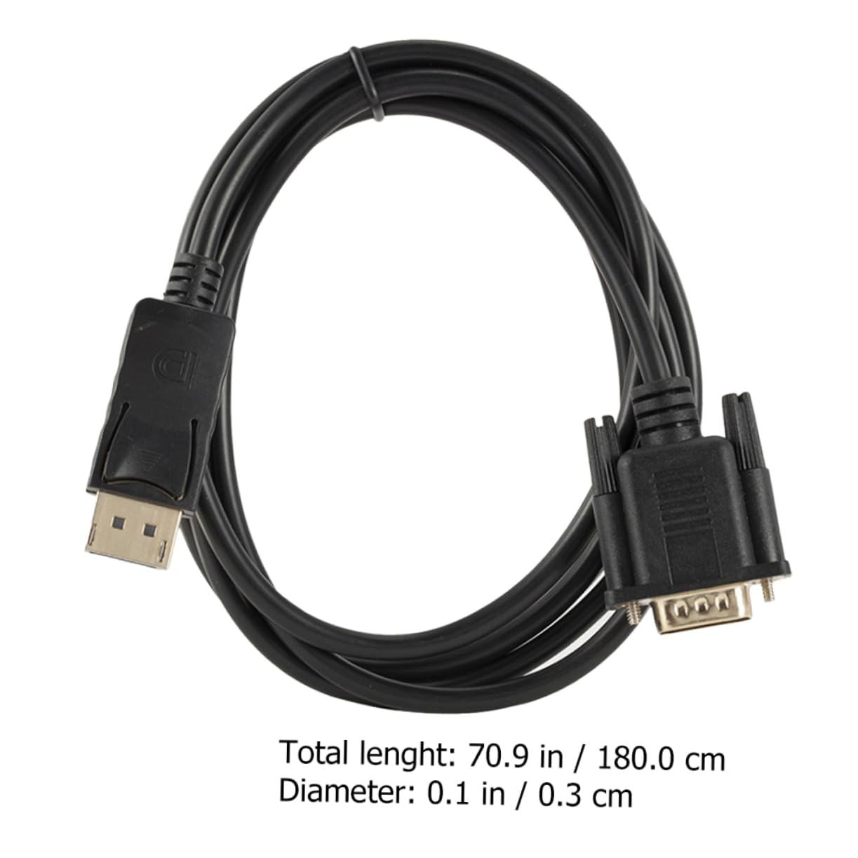 Mipcase Cable Monitor Cord for Projectors High Performance Video Transfer Compatible with Displays Easy to Use Reliable Connection