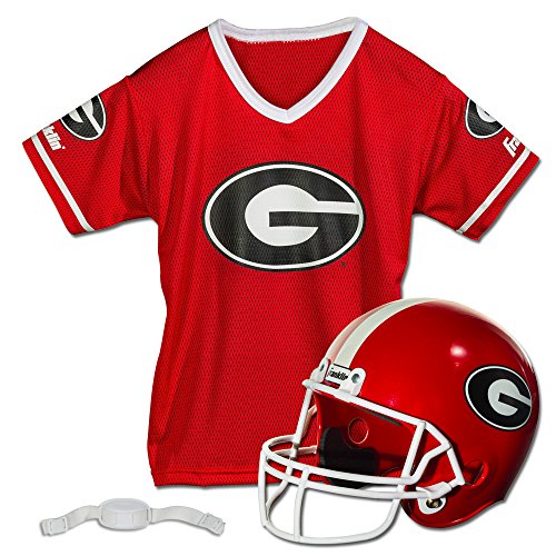 Historic Costumes Collection Uga - Franklin Sports Georgia Bulldogs Kids College Football Uniform Set - NCAA Youth