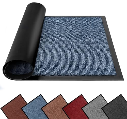 FB FunkyBuys Washable Door Mats Indoor & Outdoor, Non-Slippery Heavy Duty Doormats Indoor, Highly Absorptive Rubber Door Mat