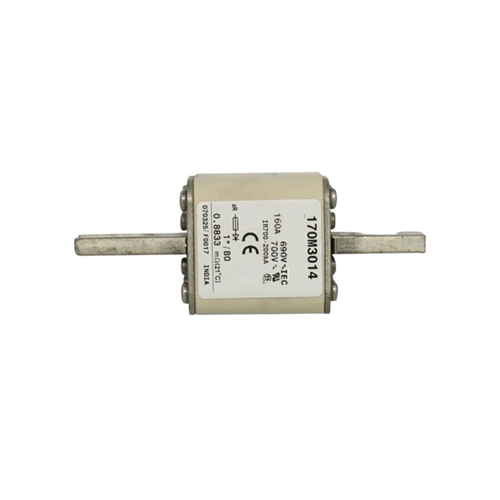 Fusible rapide 170M3014 pour éviter les pannes de surtension