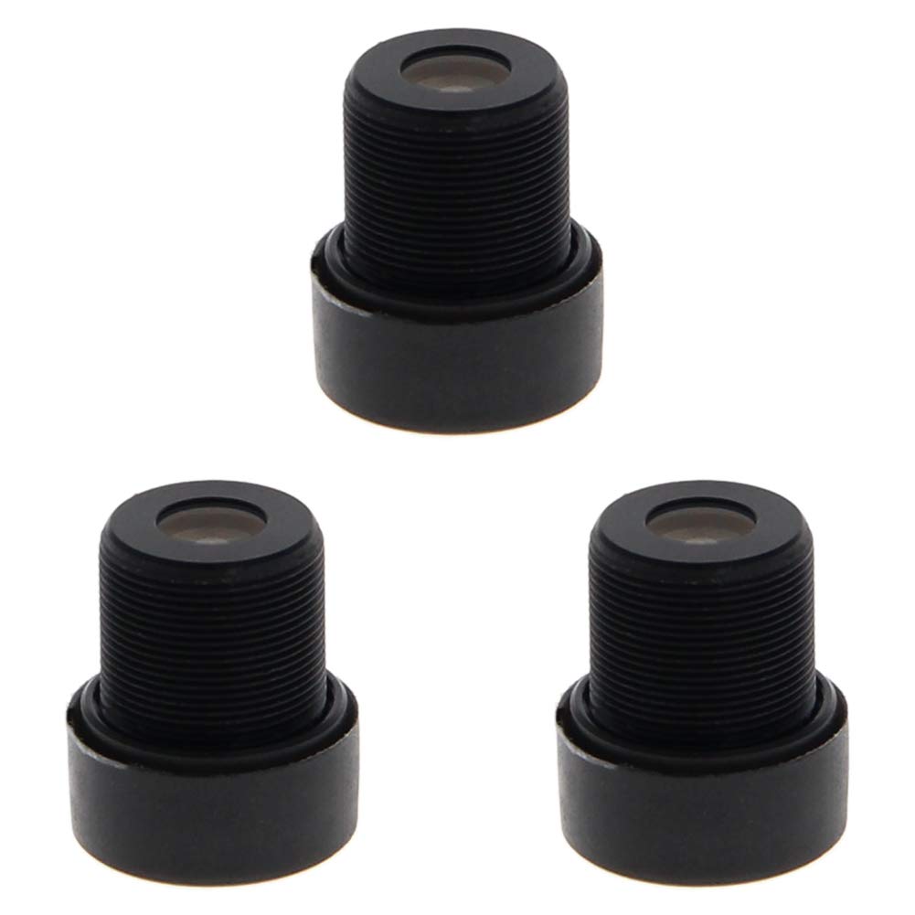 Fielect 12mm CCTV Camera Lens 720p Pixels 1/3" Security Camera Len for CCTV IP Camera Panoramic M12,3Pcs
