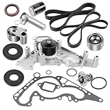ECCPP Timing Belt Kit with Water Pump Compatible For Lexus GX470 LX470 V8 4.7L,1998-2005 For Toyota For Land Cruiser V8 4.7L,2001-2004 For Toyota For Sequoia V8 4.7L TKT-001 13503-0F010