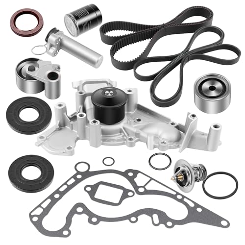 ECCPP Timing Belt Kit with Water Pump Compatible For Lexus GX470 LX470 V8 4.7L,1998-2005 For Toyota For Land Cruiser V8 4.7L,2001-2004 For Toyota For Sequoia V8 4.7L TKT-001 13503-0F010