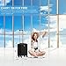 Flight Knight 55x40x20 Ryanair Priority Cabin Suitcase, Also for EasyJet, Jet2, Lightweight,ABS Hard Shell, Durable 4-Wheel Cabin Case, Carry-On Size 10kg Hand Luggage, Travel Bag- 55 x 40 x 20